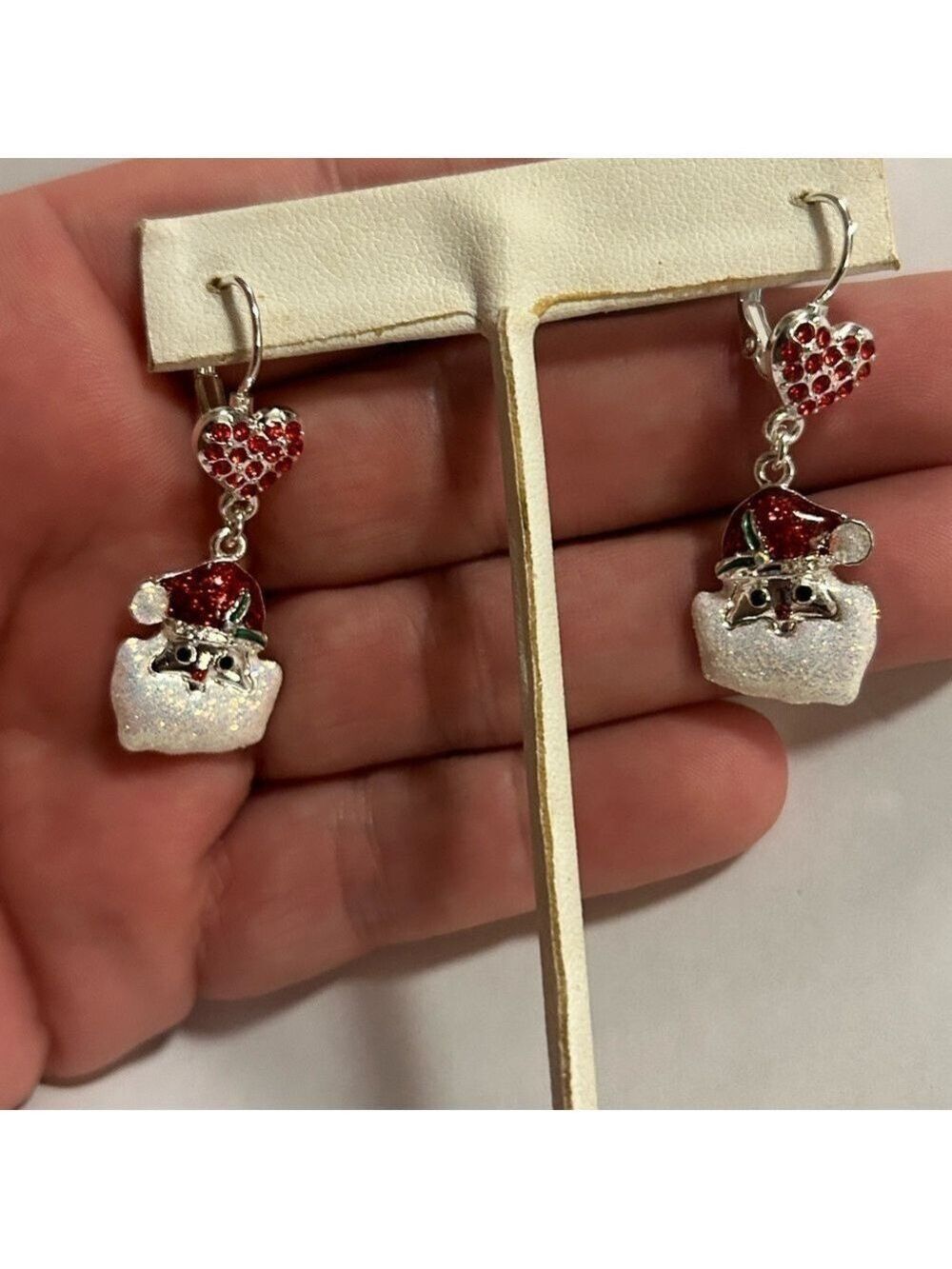 Kirk’s folly santa drop earrings